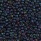 Miyuki 8 Round Seed Bead, 8-452, Metallic Dark Blue Iris, 10 grams